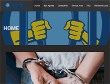 Tablet Screenshot of hairstonbailbonds.com